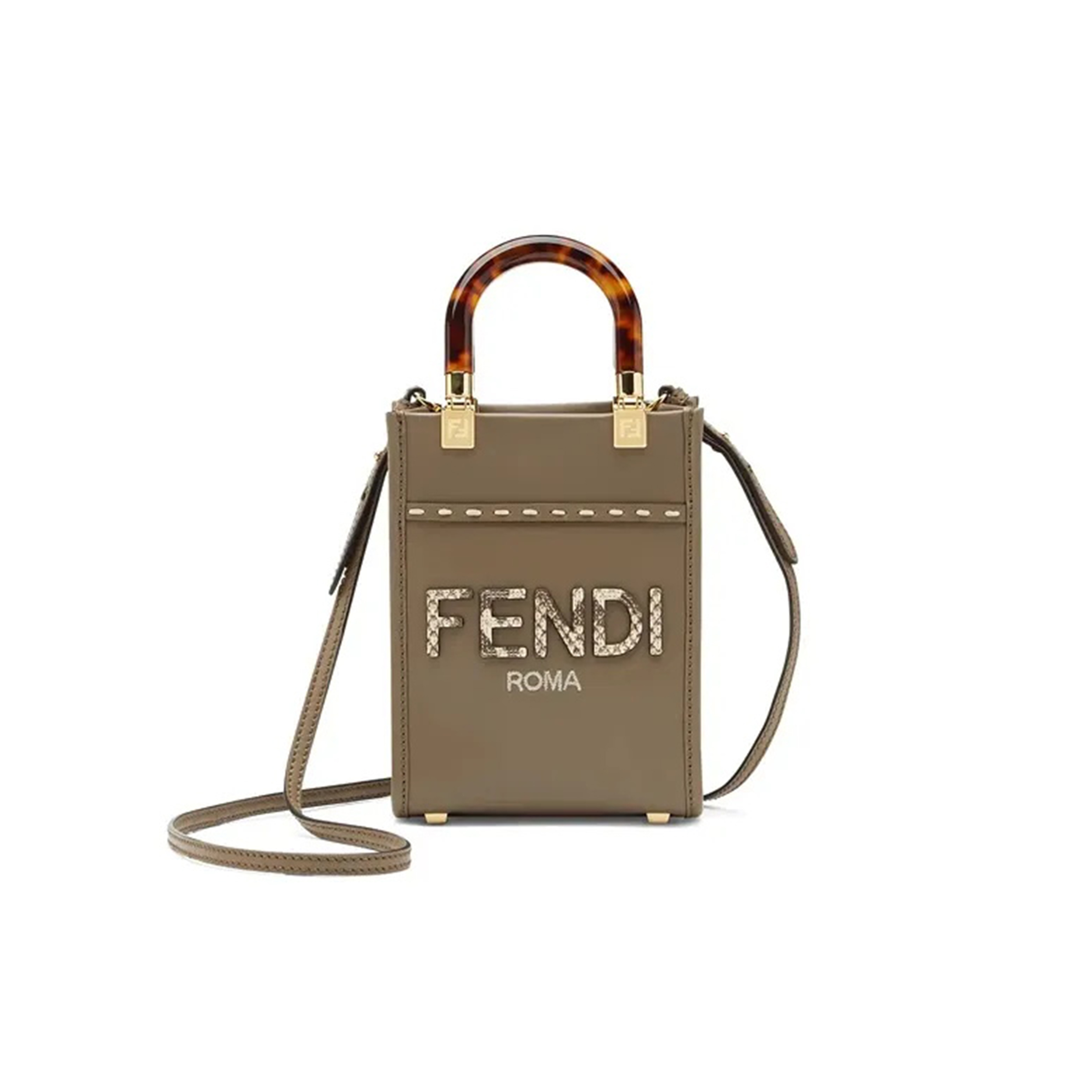 F**di mini sunshine shopper tote bag 8bs051ahn5f1fen (18*13*6cm)